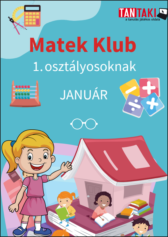 Matek Klub nyomtatható feladatok 1. osztály január