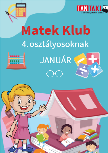 Matek Klub 4. osztály nyomtatható feladatok január