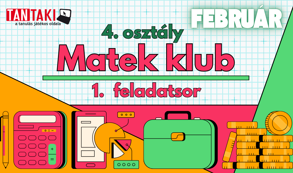 Matek Klub 4 osztály Február 1 feladatsor