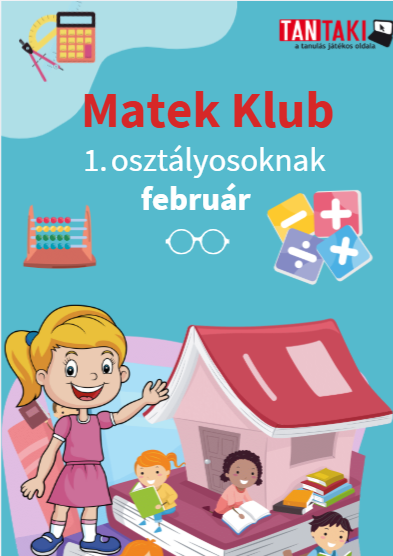 Matek Klub nyomtatható feladatok 1. osztály február