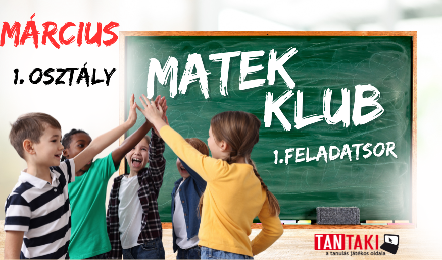 Matek Klub 1 osztály Március 1 feladatsor