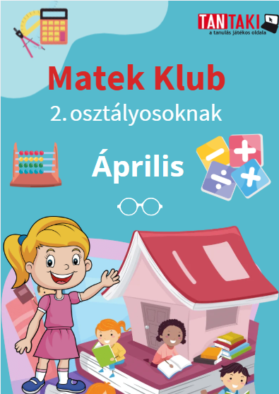 Matek Klub nyomtatható feladatok 2. osztály április
