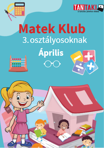 Matek Klub nyomtatható feladatok 3. osztály április
